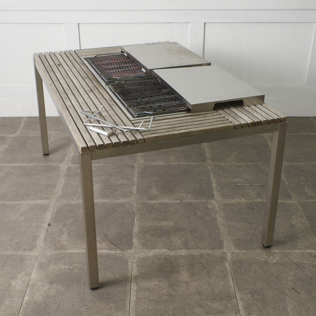 ガーデンユニットテーブル & グリル 3点セット