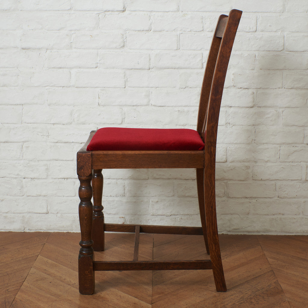 英国アンティーク ダイニングチェア / 張替品