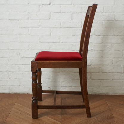 英国アンティーク ダイニングチェア / 張替品