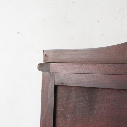 アンティーク ストリップド加工 ガラスキャビネット