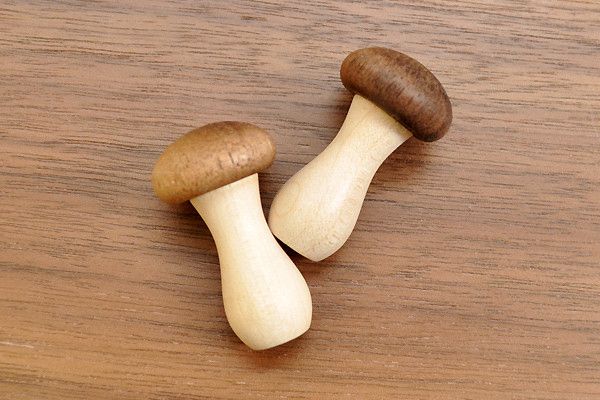 きのこ 箸置き 2個セット