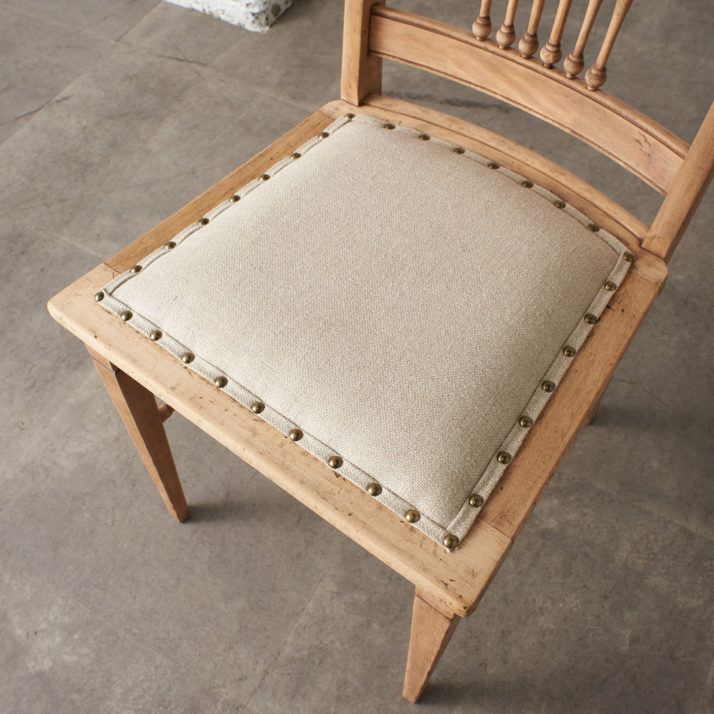 ストリップド加工 ダイニングチェア / 張替済