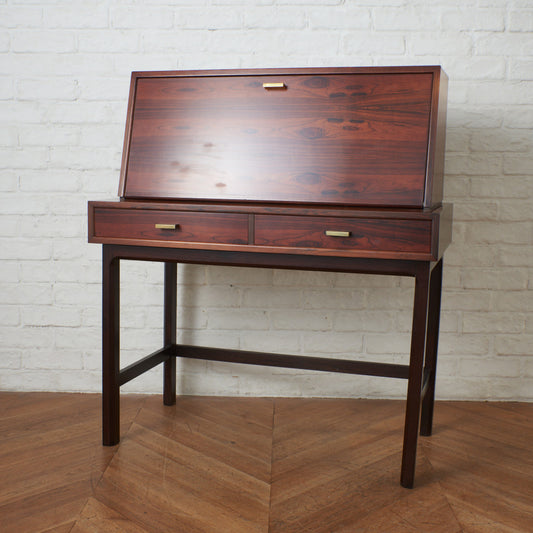 ローズウッド材 ライティングビューローデスク