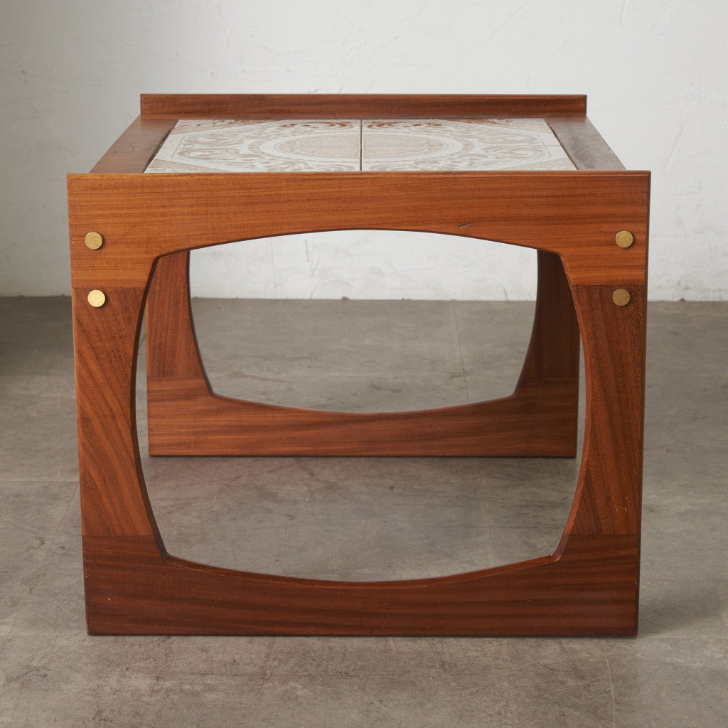 ヴィンテージ タイルトップ コーヒーテーブル