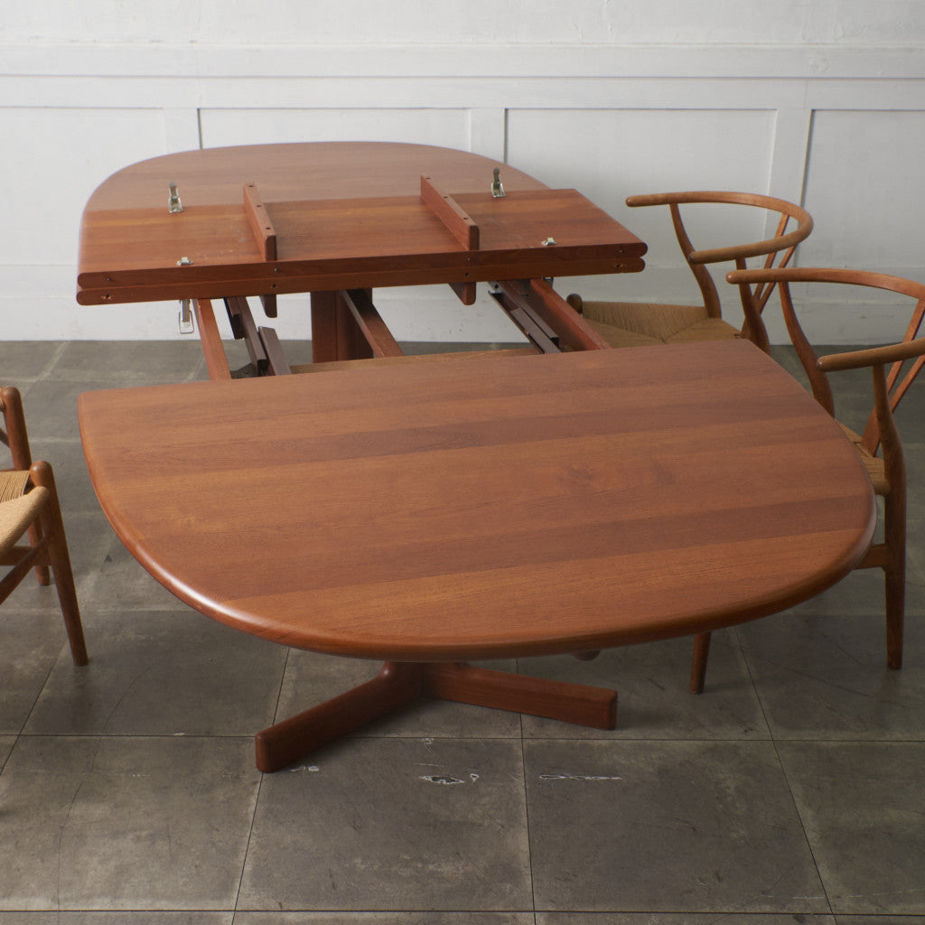 デンマーク エクステンション オーバルダイニングテーブル