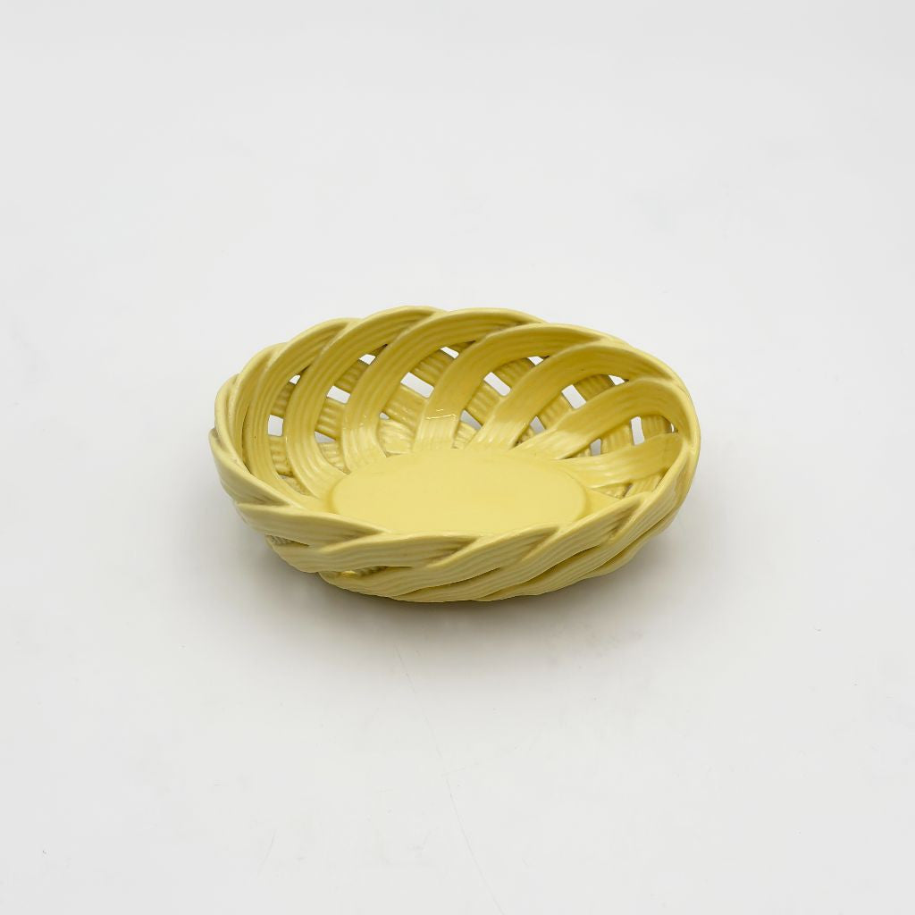 イタリア製 ヴィンテージ セラミックバスケット