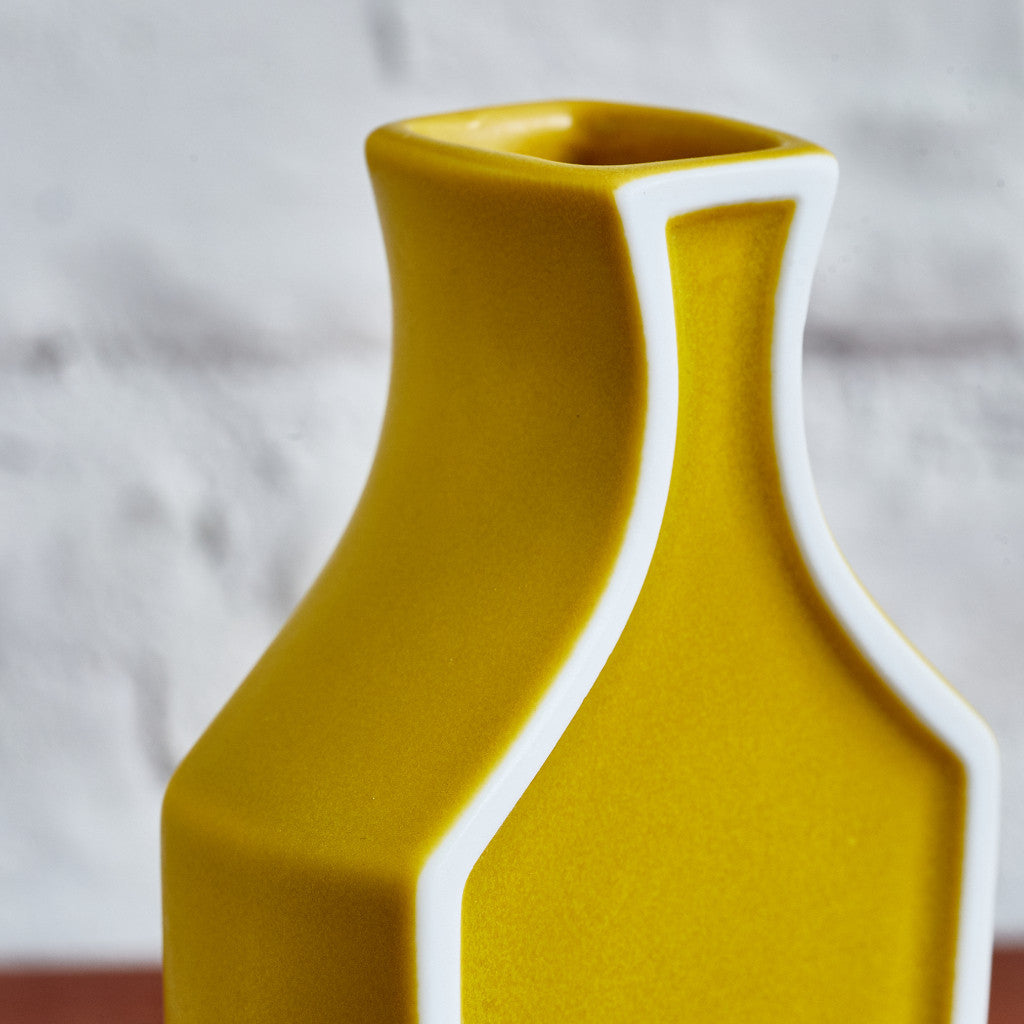 ふちどりフラワーベース からしマット