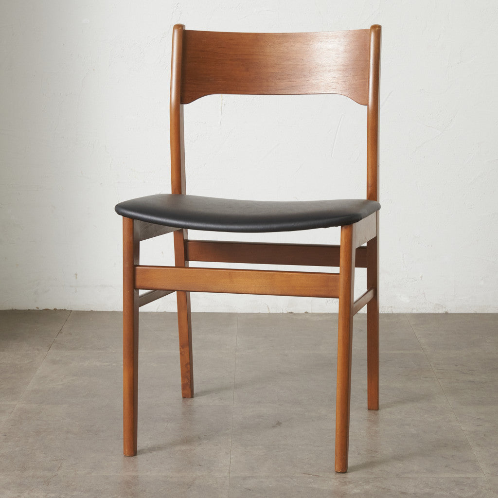 英国ヴィンテージ ダイニングチェア / 張替済