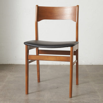 英国ヴィンテージ ダイニングチェア / 張替済