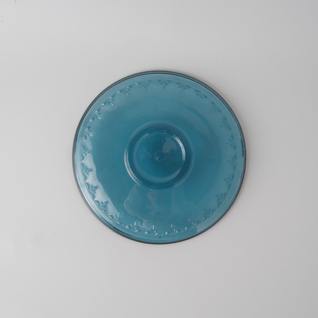 ガラス カップ&ソーサー FIORE ブルー