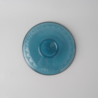 ガラス カップ&ソーサー FIORE ブルー