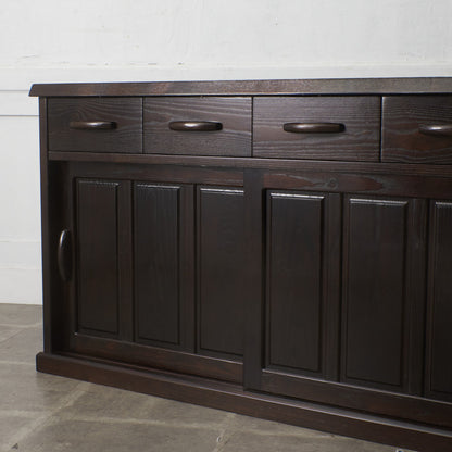 欅材 カウンター 150