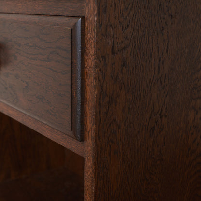 クラシック オーク材 サイドキャビネット