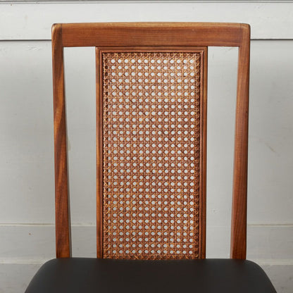 ケインバックチェア 4脚セット / 張替済