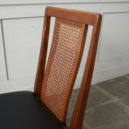 ケインバックチェア 4脚セット / 張替済