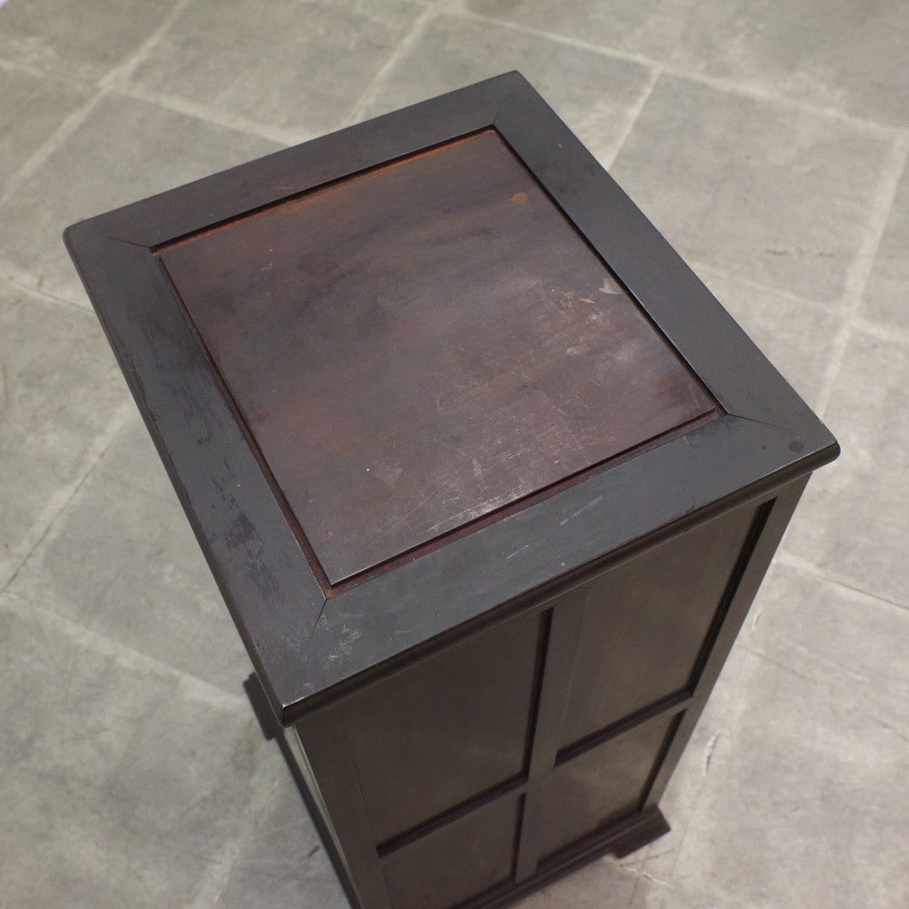 唐木 蛇腹扉 花梨材チェスト