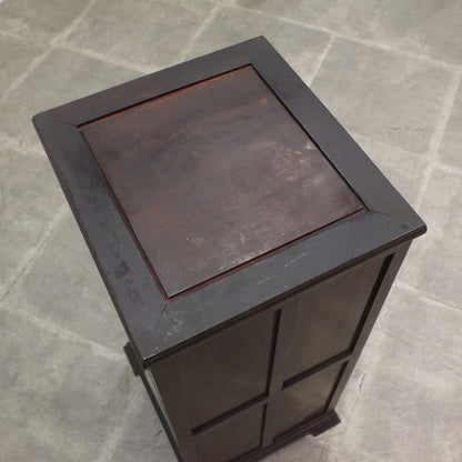 唐木 蛇腹扉 花梨材チェスト