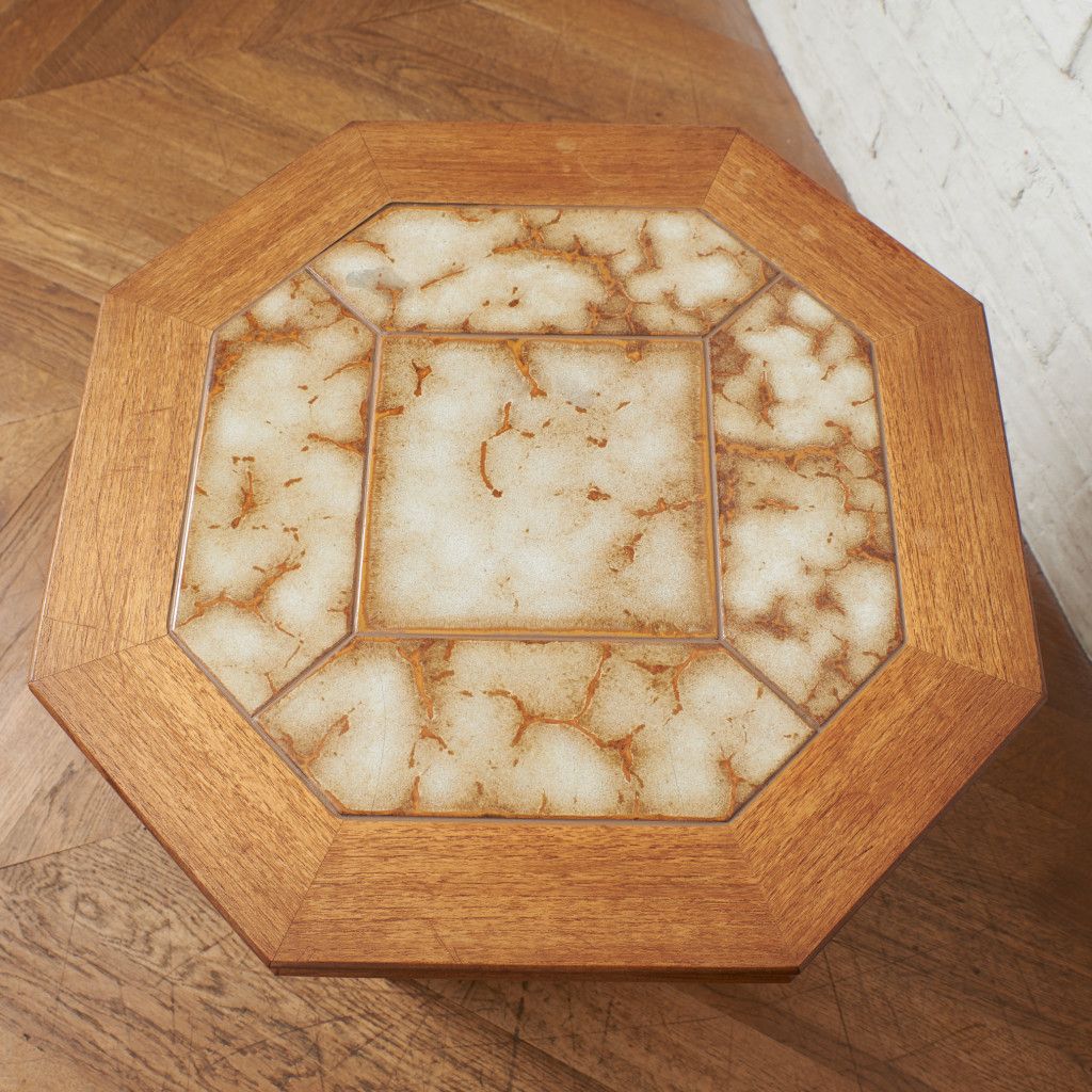 ヴィンテージ タイルトップ サイドテーブル