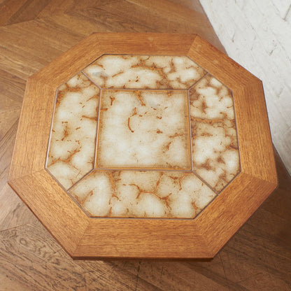 ヴィンテージ タイルトップ サイドテーブル