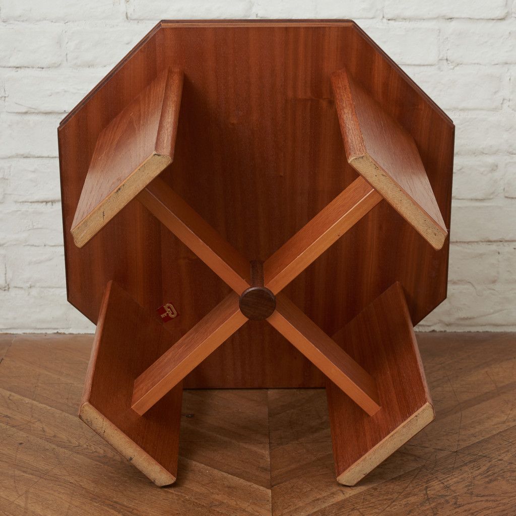 ヴィンテージ タイルトップ サイドテーブル