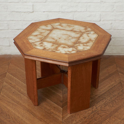 ヴィンテージ タイルトップ サイドテーブル