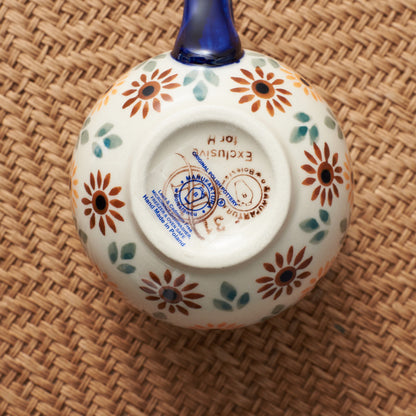 ポーリッシュポタリー マグカップ レトロフラワー