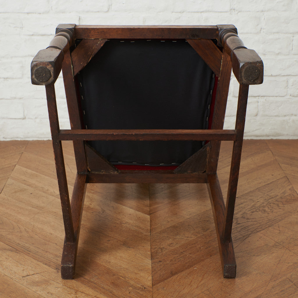 英国アンティーク ダイニングチェア / 張替品