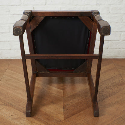 英国アンティーク ダイニングチェア / 張替品