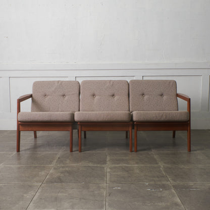 ヴィンテージ 3人掛け セパレートソファ