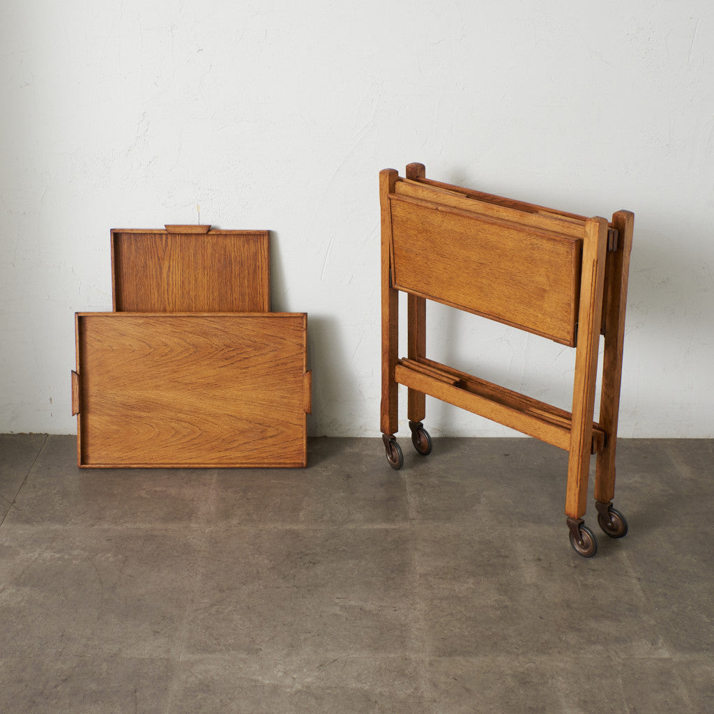 英国vintage トロリーキッチンワゴン イギリス ヴィンテージ トロリーワゴン｜rocca rocca