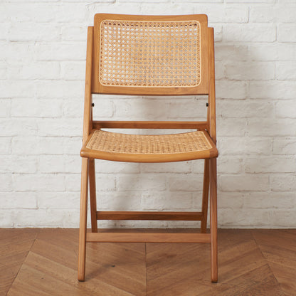 ラタン編み フォールディングチェア