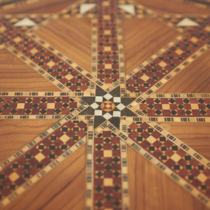 シリア製 寄木細工 サイドテーブル