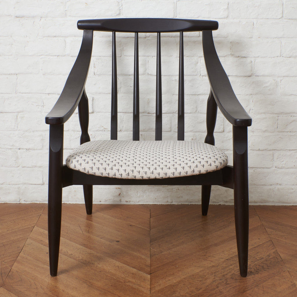 フォーク アームチェア / 張替済