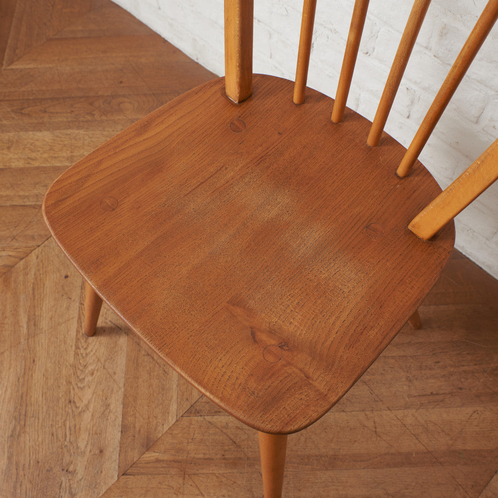 4本スポーク フープバックチェア