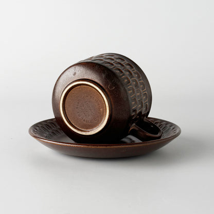 Pennine ペンニン カップ＆ソーサー ブラウン