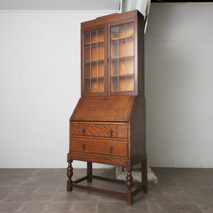 英国アンティーク ビューローブックケース