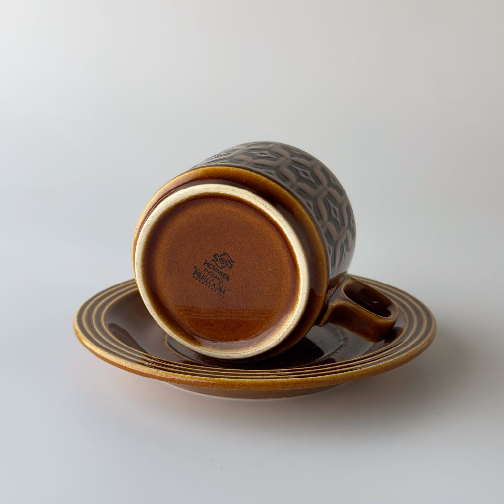HEIRLOOM エアルーム カップ&ソーサー Autumn brown