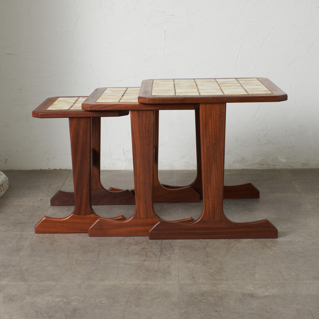 タイルトップ ネストテーブル (3585D)