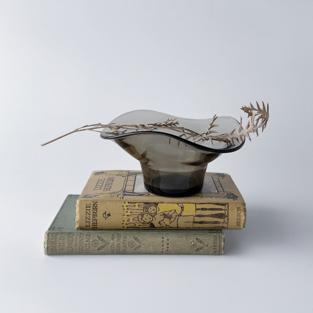 英国ヴィンテージ ガラスボウル