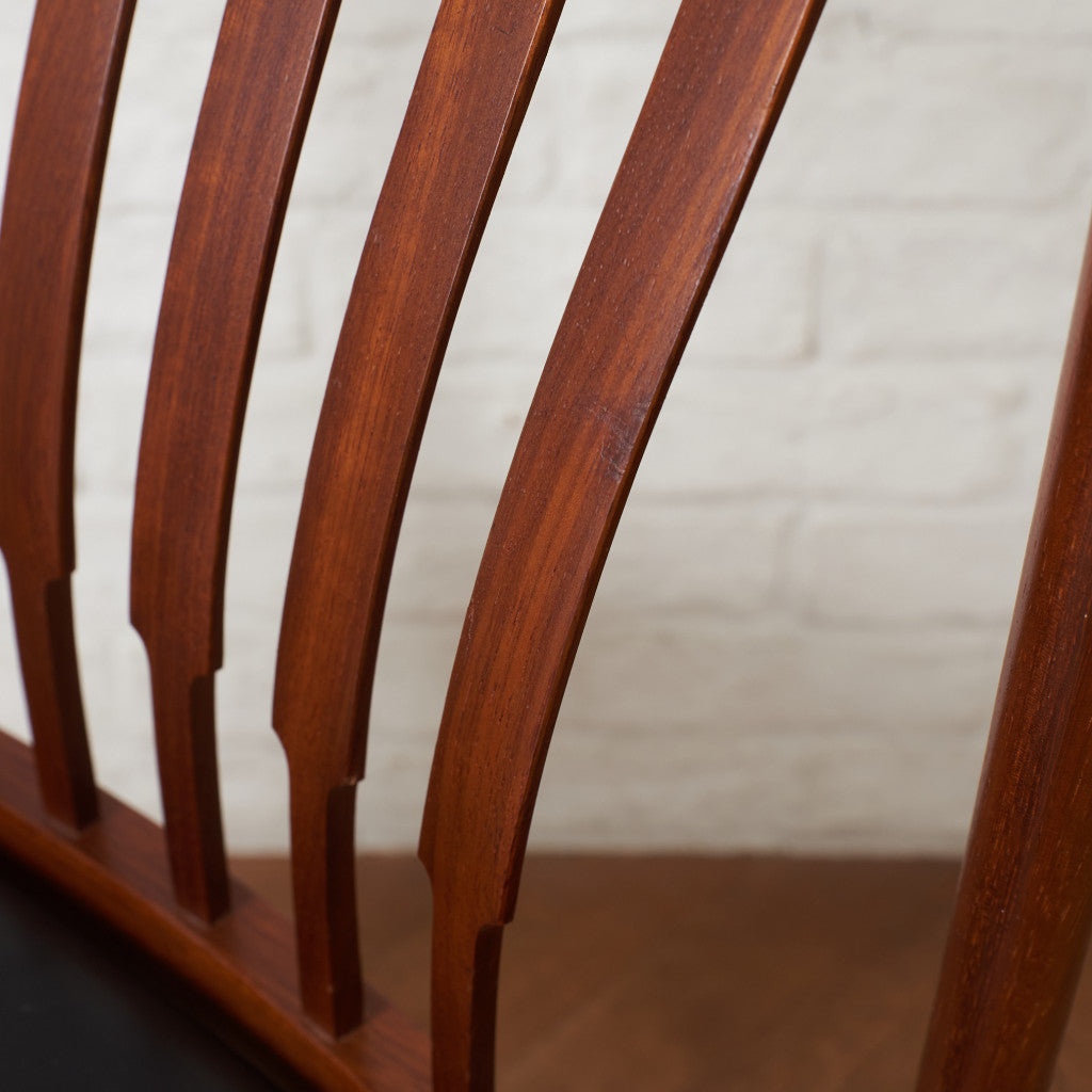 英国ヴィンテージ ダイニングチェア / 張替済