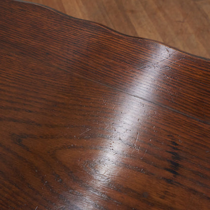 英国アンティーク オーク材 サイドテーブル