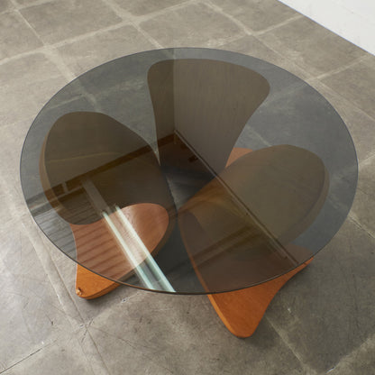 ヴィンテージ ガラストップ センターテーブル