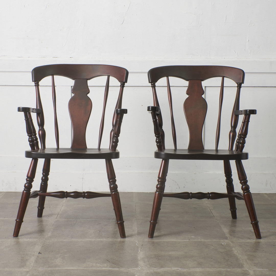 ラウンドテーブル ＆ アームチェア2脚 3点セット