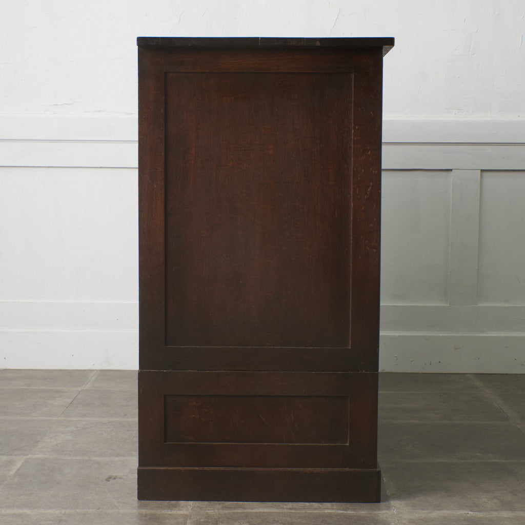 日本製 古い木製 蛇腹扉キャビネット｜rocca rocca