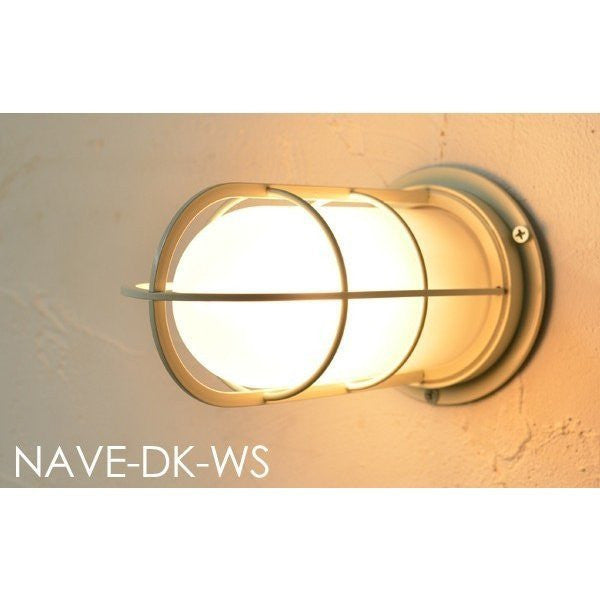 NAVE-DK-WC デッキライト ホワイト ツヤ消しガラス