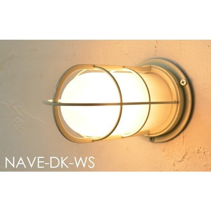 NAVE-DK-WC デッキライト ホワイト ツヤ消しガラス
