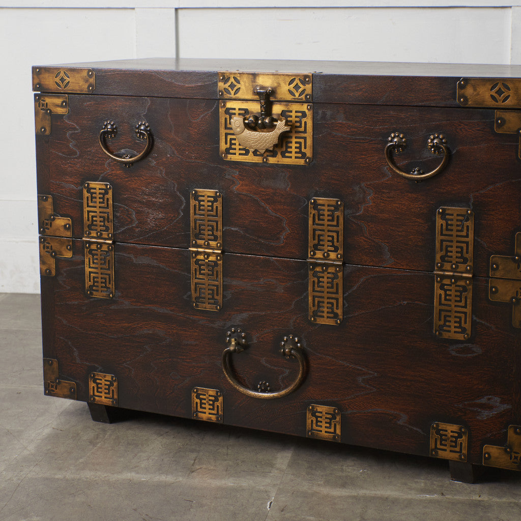 李朝家具 無垢材古鉄金具 半閉櫃 – rocca rocca