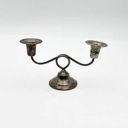 シルバープレート キャンドルスタンド