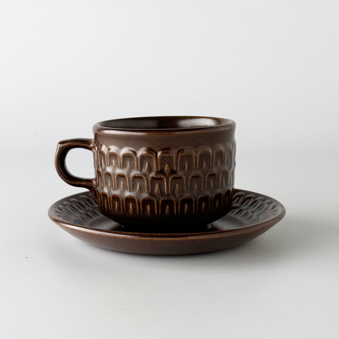 Pennine ペンニン カップ＆ソーサー ブラウン