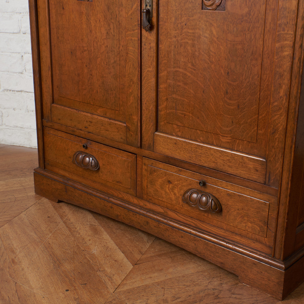 アールヌーヴォー様式 年代物 ブックケース